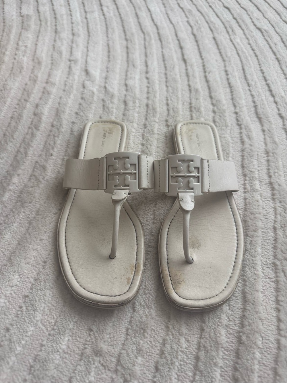 Tory Burch White Sandals